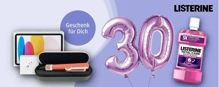 Listerine Gewinnspiel von dm