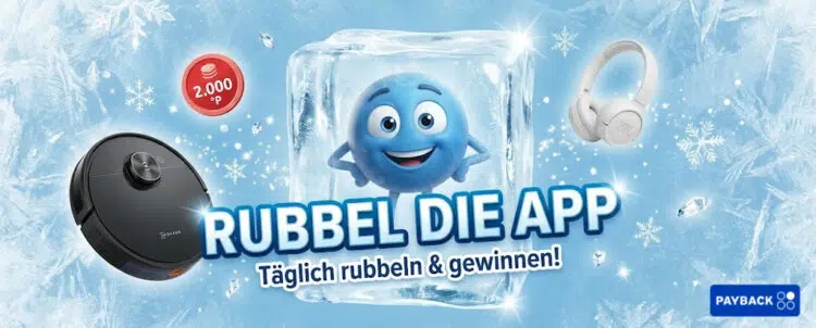 Rubbel die App-Gewinnspiel von Payback