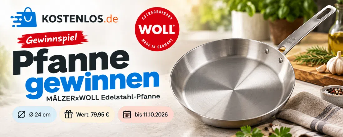 Pfanne von WOLL gewinnen