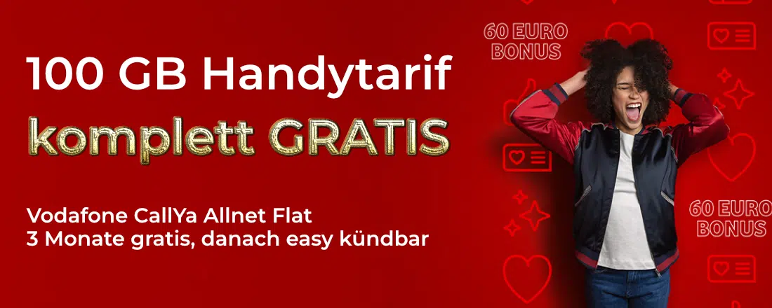 Gratis CallYa-Tarif von Vodafone dank Gutschein