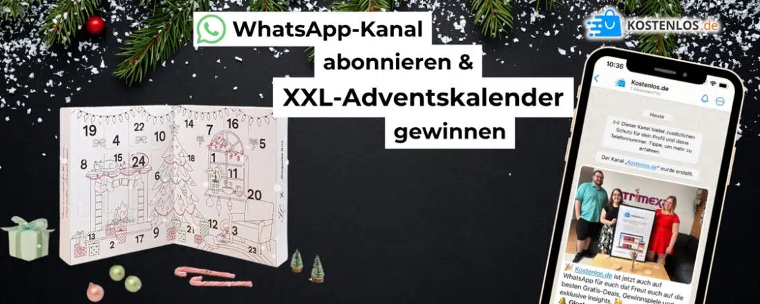 XXL-Adventskalender bei WhatsApp gewinnen