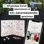 WhatsApp abonnieren & XXL Kalender gewinnen