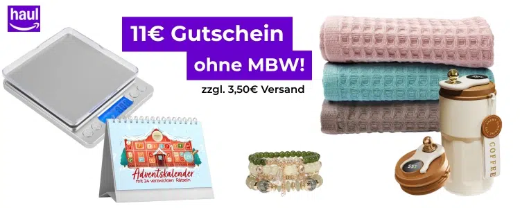 11€ Gutschein für Amazon Haul