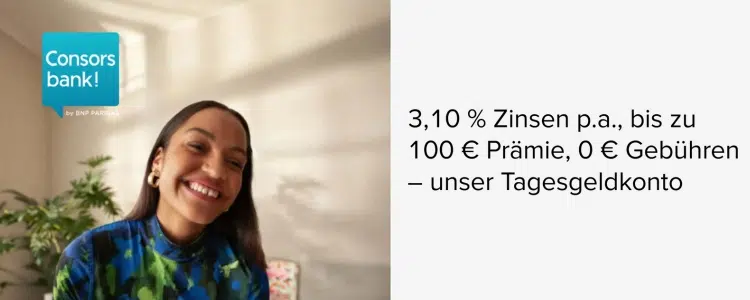 Consorsbank Tagesgeld