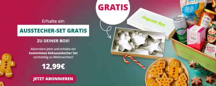 DegustaBox Dezember-Aktion