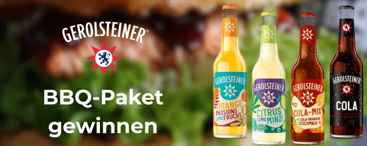 Gerolsteiner Gewinnspiel; BBQ-Paket