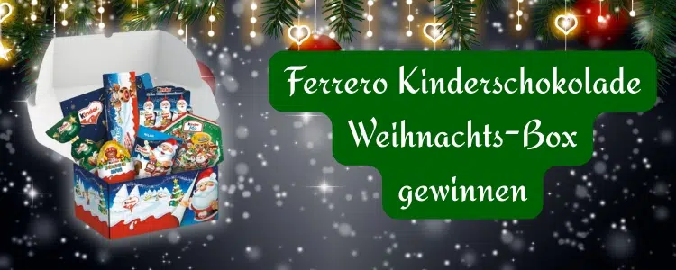 Kinderschokolade Weihnachts-Box gewinnen