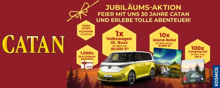 Kosmos-Gewinnspiel CATAN