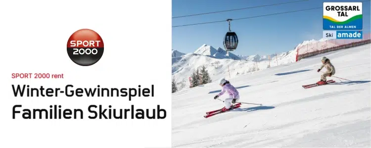 SPORT 2000 Gewinnspiel Familien-Skiurlaub