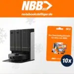 notebooksbilliger.de Gewinnspiel; Mova Z50 Ultra Saug- und Wischroboter