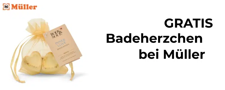 Badeherzchen kostenlos bei Müller