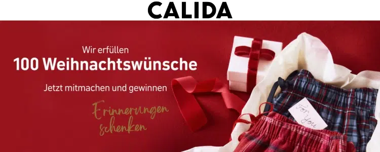CALIDA-Gewinnspiel Weihnachten 2025