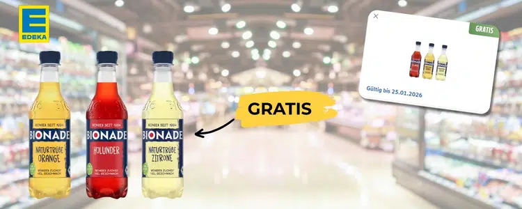 Bionade gratis bei EDEKA