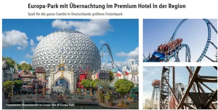 Europa-Park Angebot bei Lidl-Reisen
