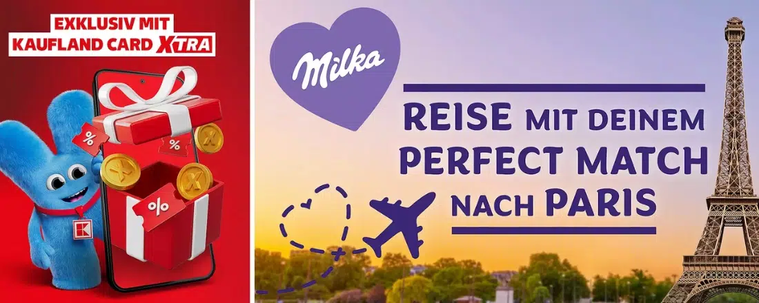 Reise nach Paris mit Milka gewinnen