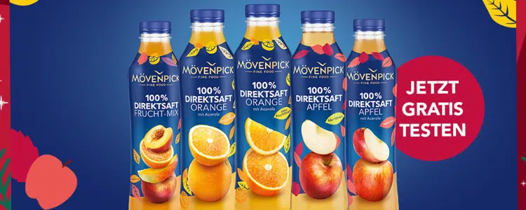 Mövenpick Direktsaft gratis testen
