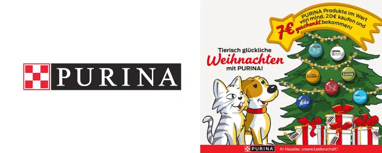 7€ Cashback von Purina erhalten