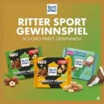 Ritter Sport Gewinnspiel 3 unterschiedliche Tafeln