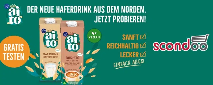 scondoo Fazer Aito Haferdrink gratis testen
