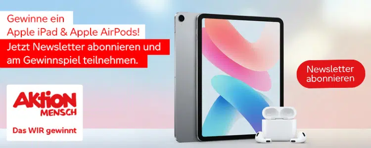 Aktion Mensch Apple-Paket gewinnen