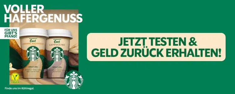 Arla Starbucks Oats gratis testen