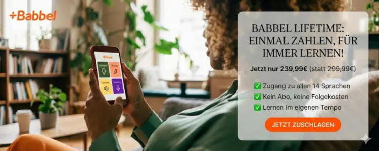 Babbel Lifetime-Zugang