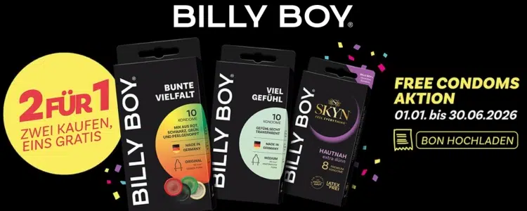 BILLY BOY "2 für 1" Aktion