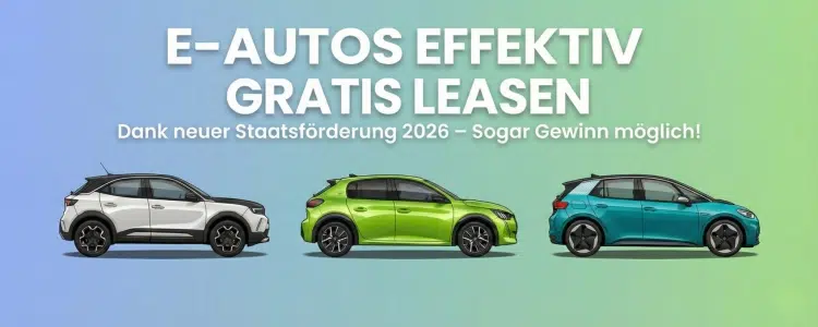 E-Autos leasen mit staatlicher Förderung