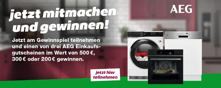 ElectronicPartner verlost AEG-Gutscheine