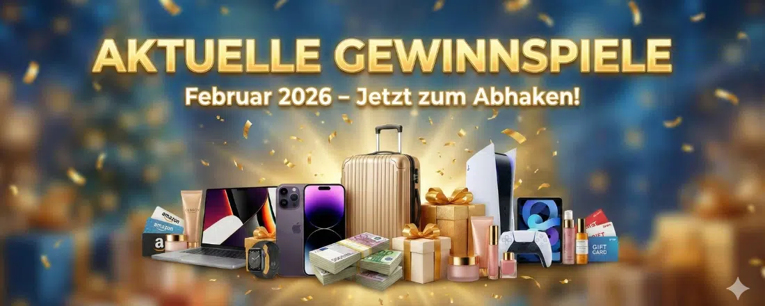 Gewinnspiele im Februar