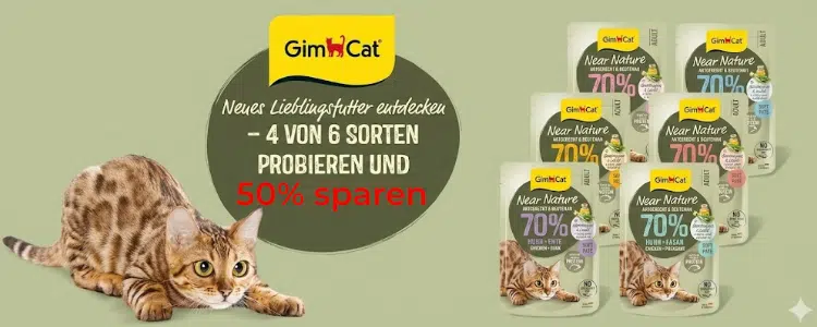 GimCat Geld-zurück-Aktion; 50% Cashback