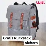 Gratis Rucksack bei Witt Weiden