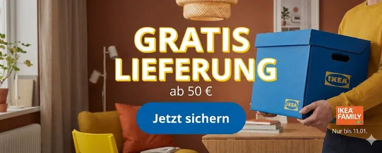 Gratis Lieferung bei IKEA