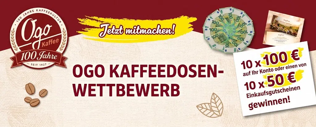 Jungborn-Gewinnspiel: Kaffeedosen-Wettbewerb