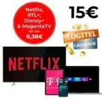 Logitel Streaming-Bundle für 8,38€ pro Monat