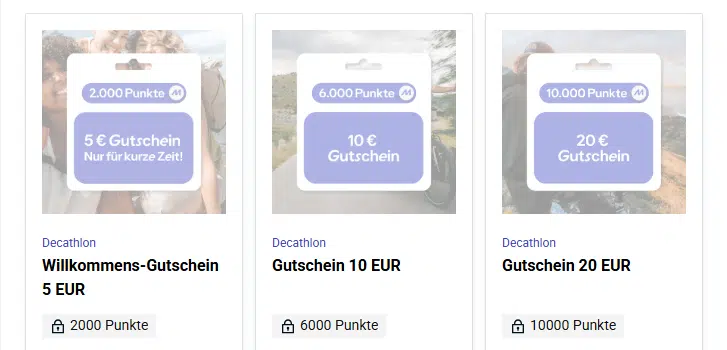 Prämien bei Decathlon