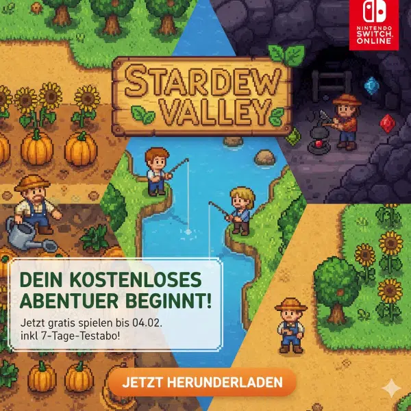Stardew Valley gratis auf der Nintendo Switch zocken