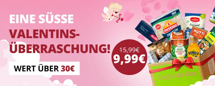 Valentinstagsangebot von DegustaBox