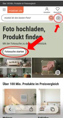 Bildersuche bei moebel.de