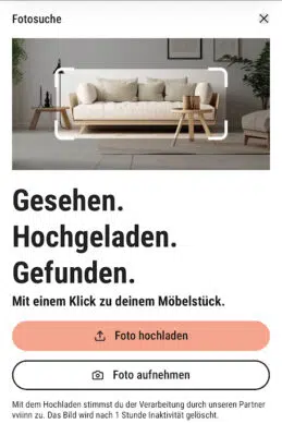 Fotosuche bei moebel.de