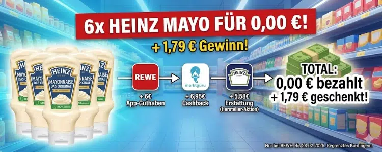 HEINZ Mayo mit Gewinn
