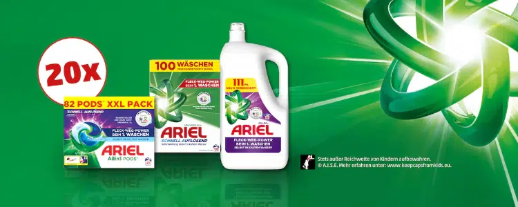 Ariel Gewinnspiel von Penny