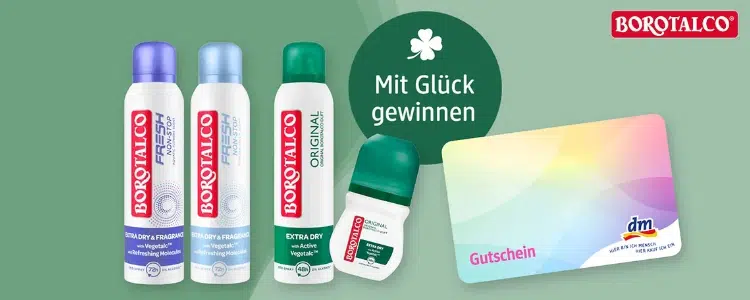 Borotalco Gewinnspiel