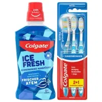 Colgate Mundspülung Zahnbürste