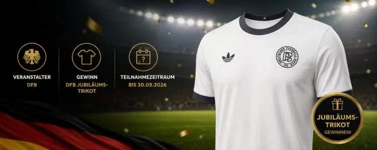 Jubiläumstrikot beim DFB gewinnen