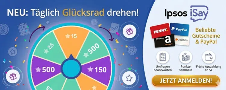 Glücksrad bei Ipsos