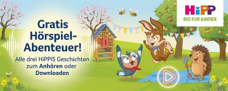 HiPP Kostenlose Hörspiele für Kinder