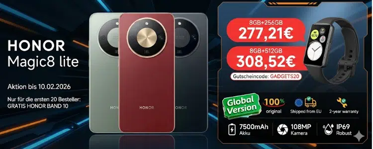 Honor Magic8 Lite bei Aliexpress