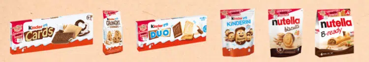 Aktionsprodukte von Ferrero Knusper Liebe