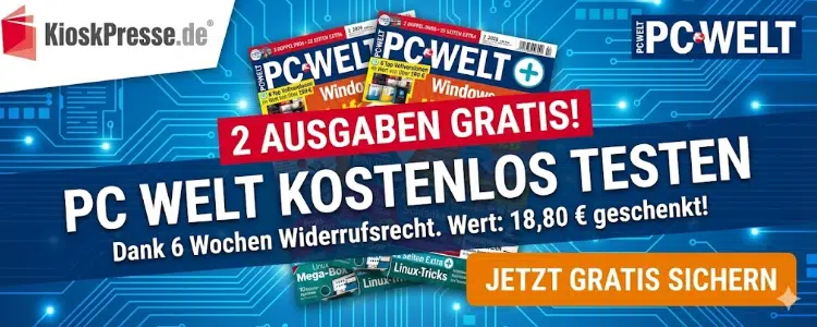 PC welt 2x gratis lesen